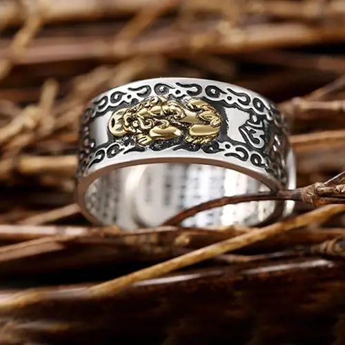 Bague Feng Shui originale de richesse et de prospérité - Achetez 01, obtenez 02 + Cadeau gratuit