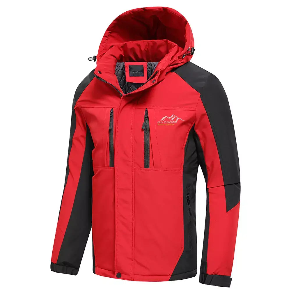 Veste imperméable à capuche pour hommes
