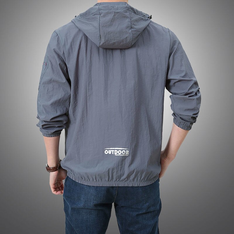 Veste coupe-vent d'extérieur pour hommes