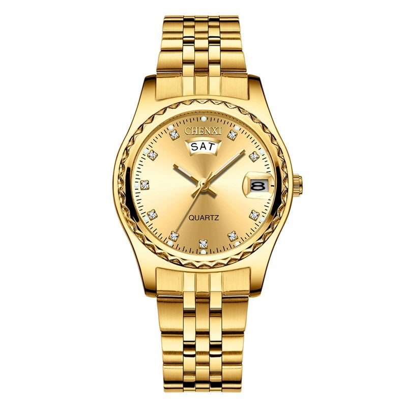 Montre haut de gamme en acier inoxydable pour femme