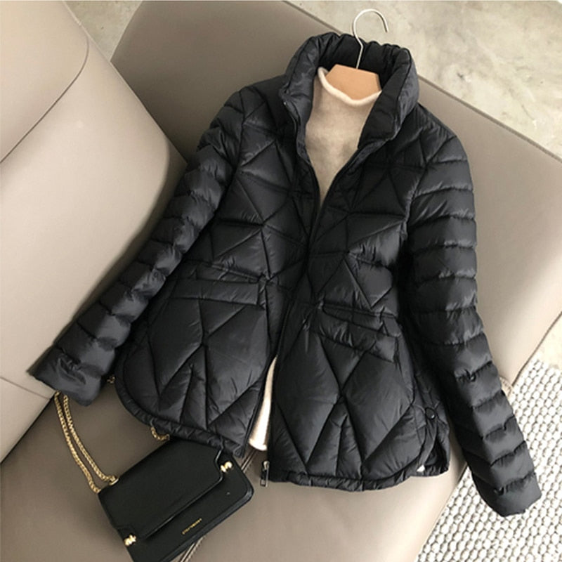 Parka pour femme en duvet d'oie