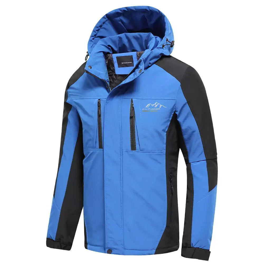 Veste imperméable à capuche pour hommes