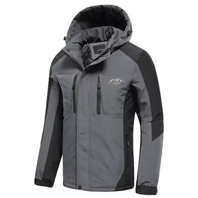 Veste imperméable à capuche pour hommes